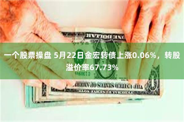 一个股票操盘 5月22日金宏转债上涨0.06%，转股溢价率67.73%