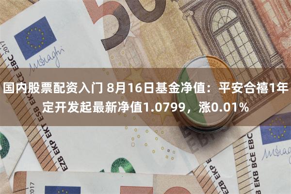 国内股票配资入门 8月16日基金净值：平安合禧1年定开发起最新净值1.0799，涨0.01%