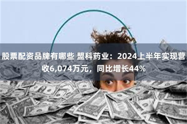 股票配资品牌有哪些 盟科药业：2024上半年实现营收6,074万元，同比增长44%