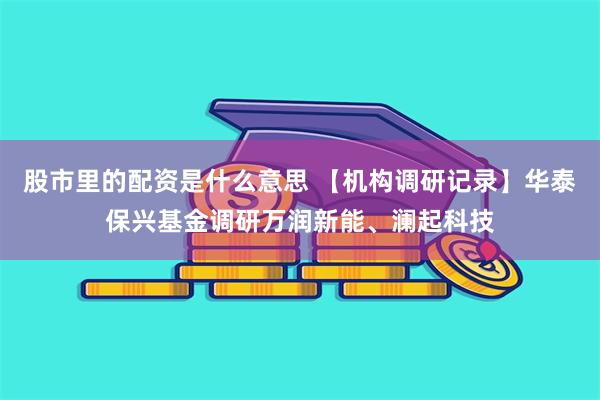 股市里的配资是什么意思 【机构调研记录】华泰保兴基金调研万润新能、澜起科技